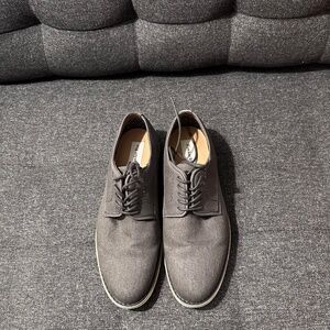 Hawker Rye Gray Cloth Derby Shoes